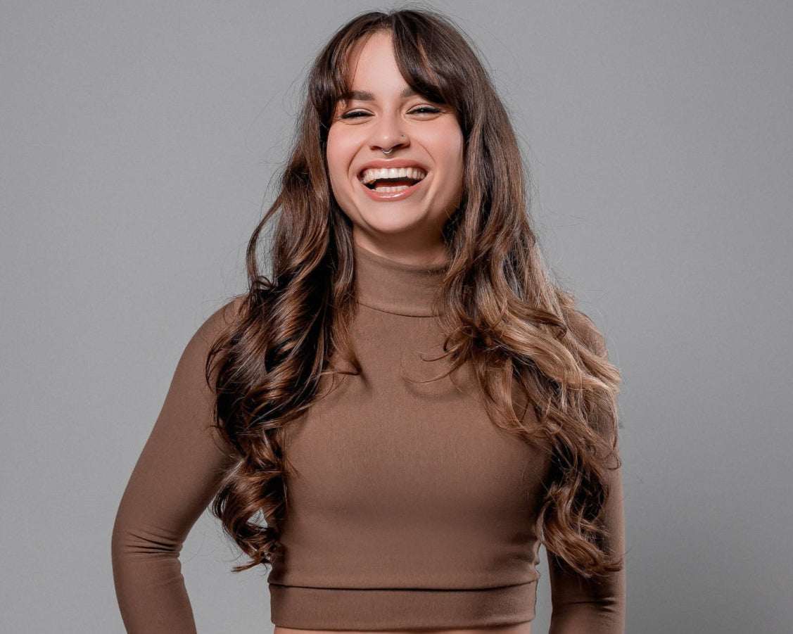 Eco bamboo crop top made in Canada with sustainable fabric