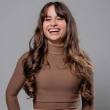Eco bamboo crop top made in Canada with sustainable fabric