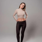 Eco bamboo leggings made in Canada with sustainable fabrics