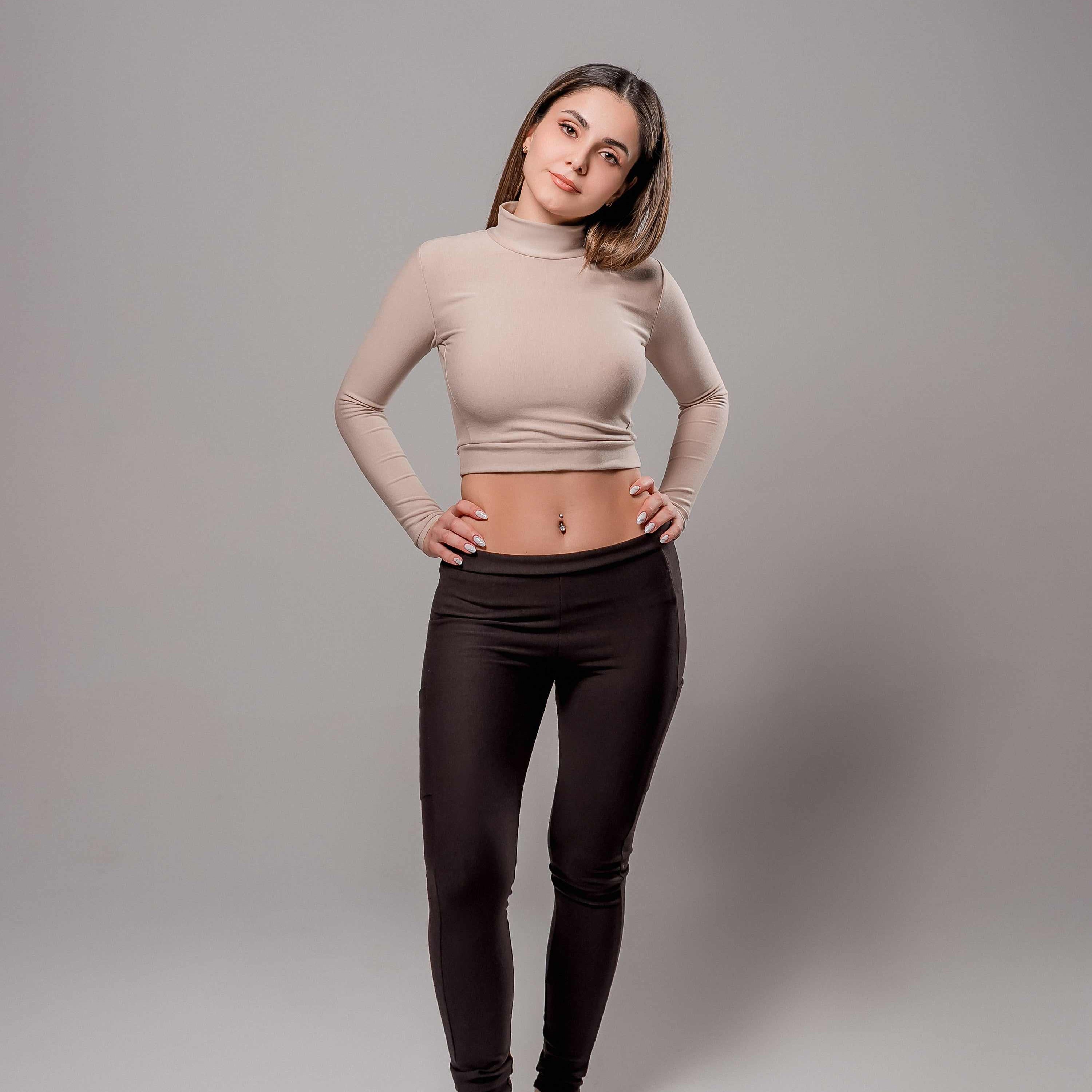 Eco bamboo leggings made in Canada with sustainable fabrics