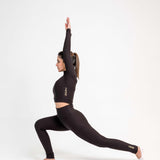 Eco bamboo leggings made in Canada with sustainable fabric