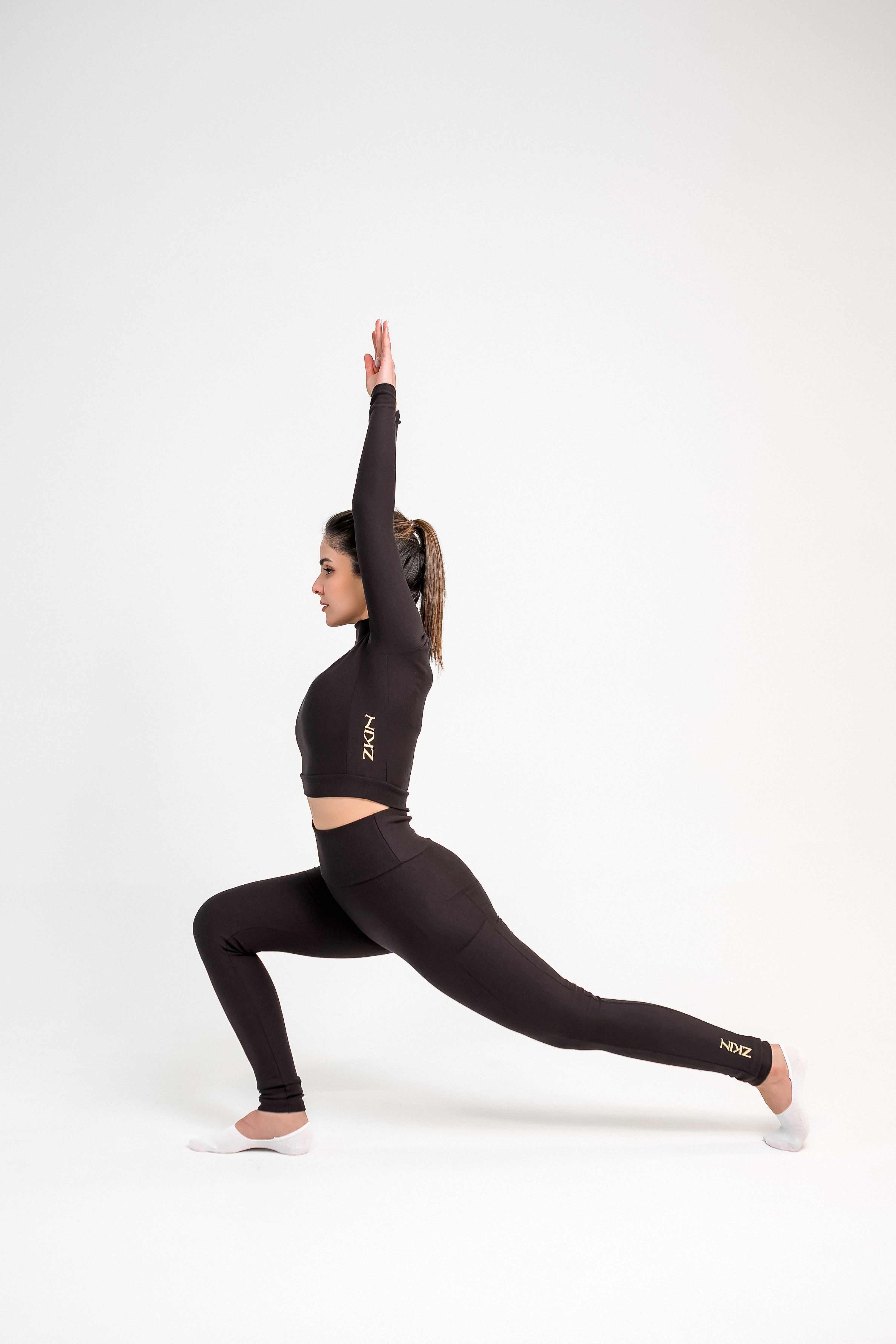 Eco bamboo leggings made in Canada with sustainable fabric