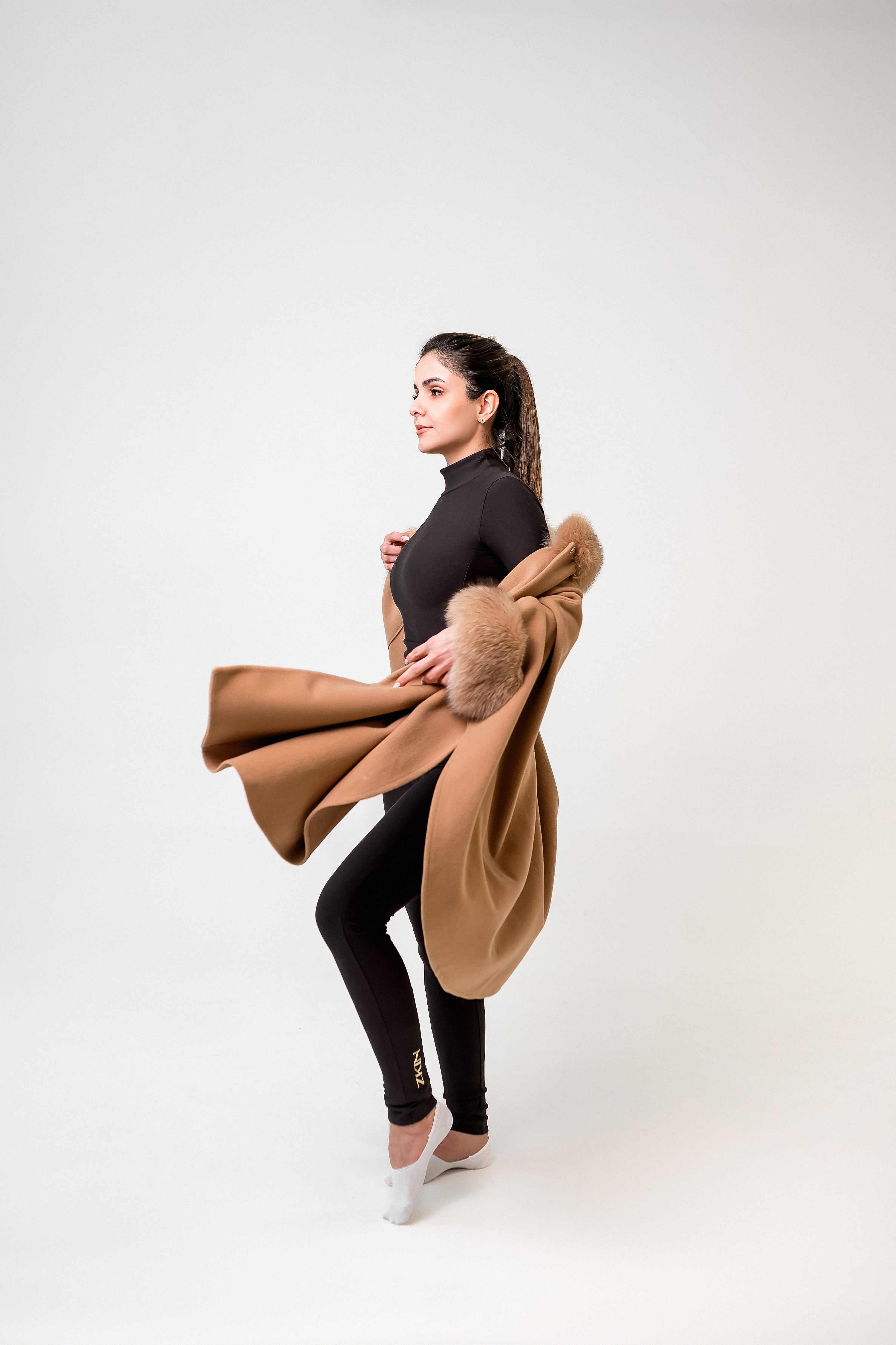 Eco bamboo leggings made in Canada with sustainable, breathable fabric