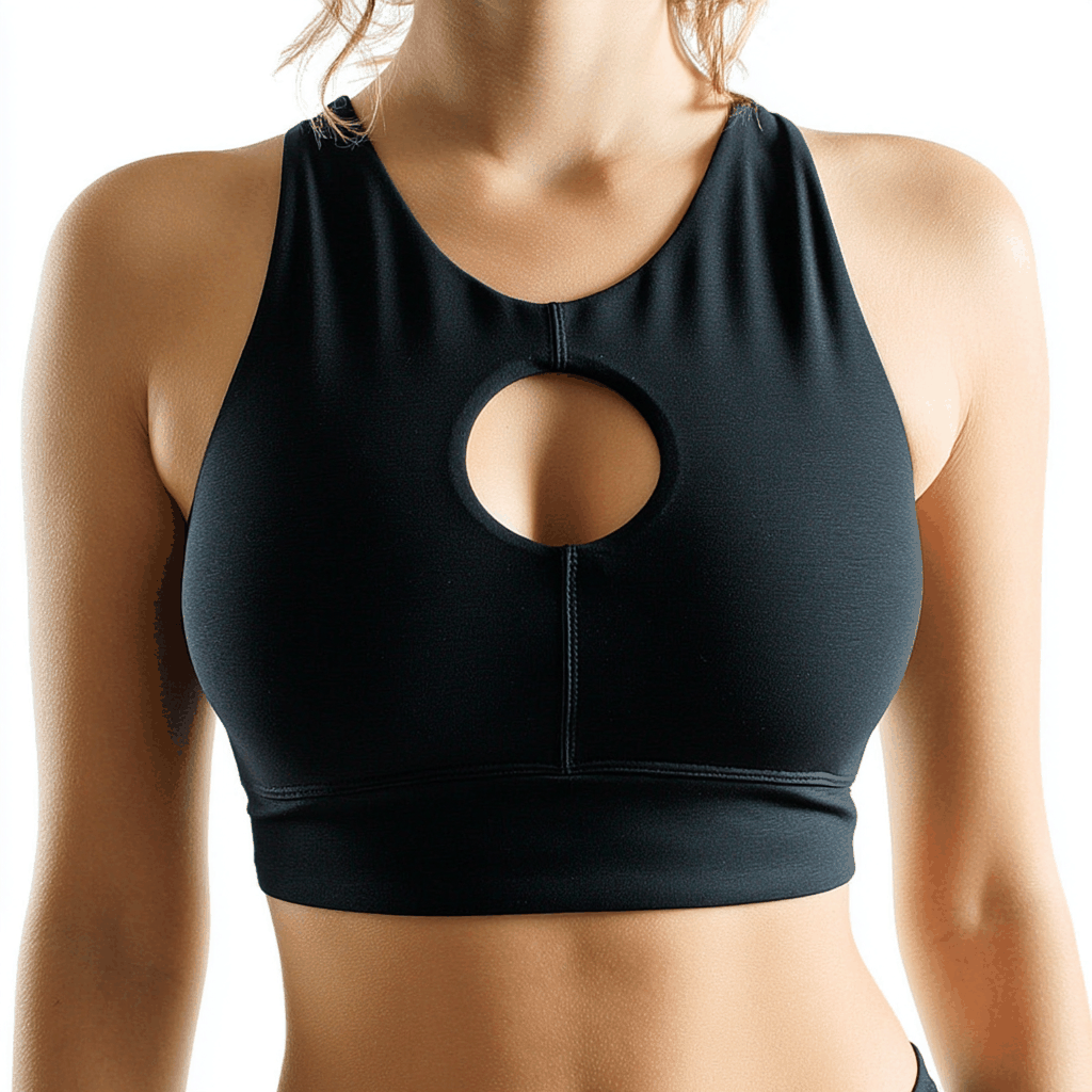 Eco sustainable bra-top made with Tencel fabric for comfort and support
