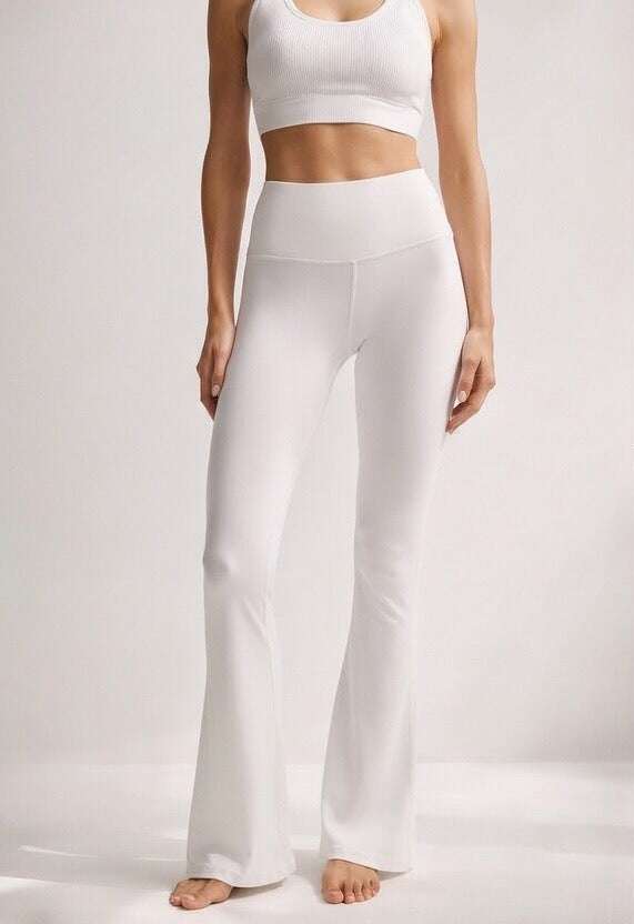 ZKIN Loft Pants in white made from sustainable Lenzing Tencel fabric