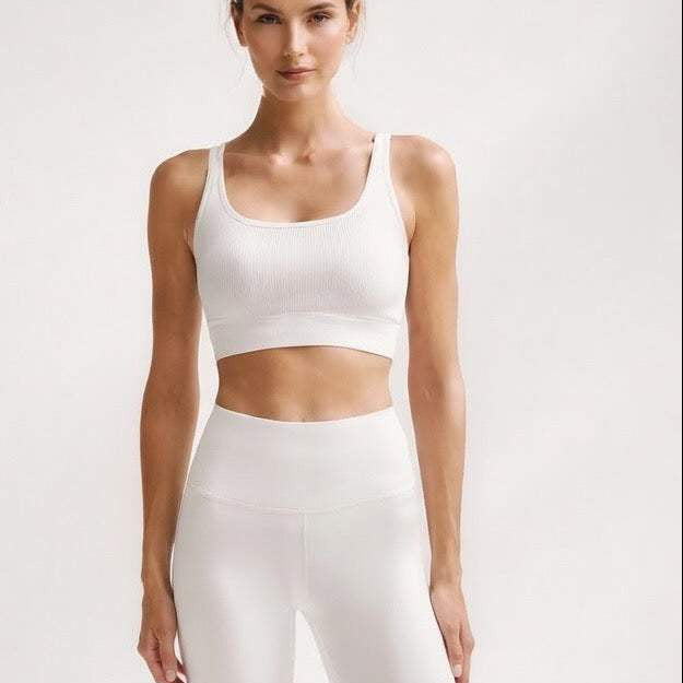 White ZKIN Lumina Loft Top made from breathable Lenzing Tencel