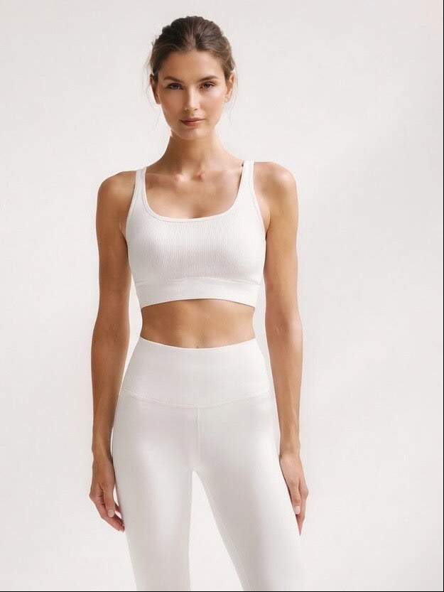 White ZKIN Lumina Loft Top made from breathable Lenzing Tencel